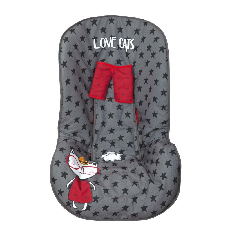 Funda Protectora Silla Auto Love cats Funda Protectora Silla Auto Love cats