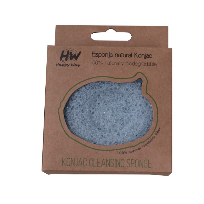 Esponja Konjac Flor Azul Esponja Konjac Flor Azul