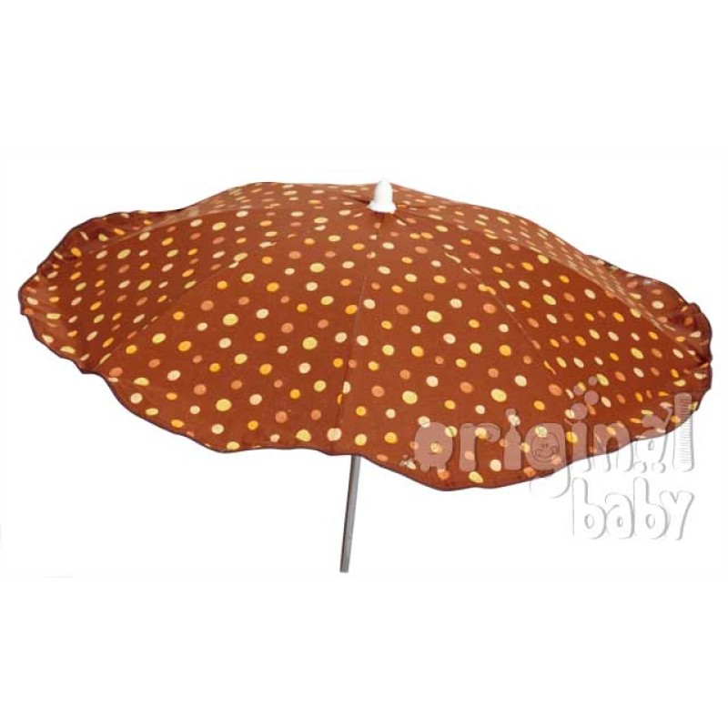 Sombrilla Silla Bolitas Marrón Sombrilla Silla Bolitas Marrón