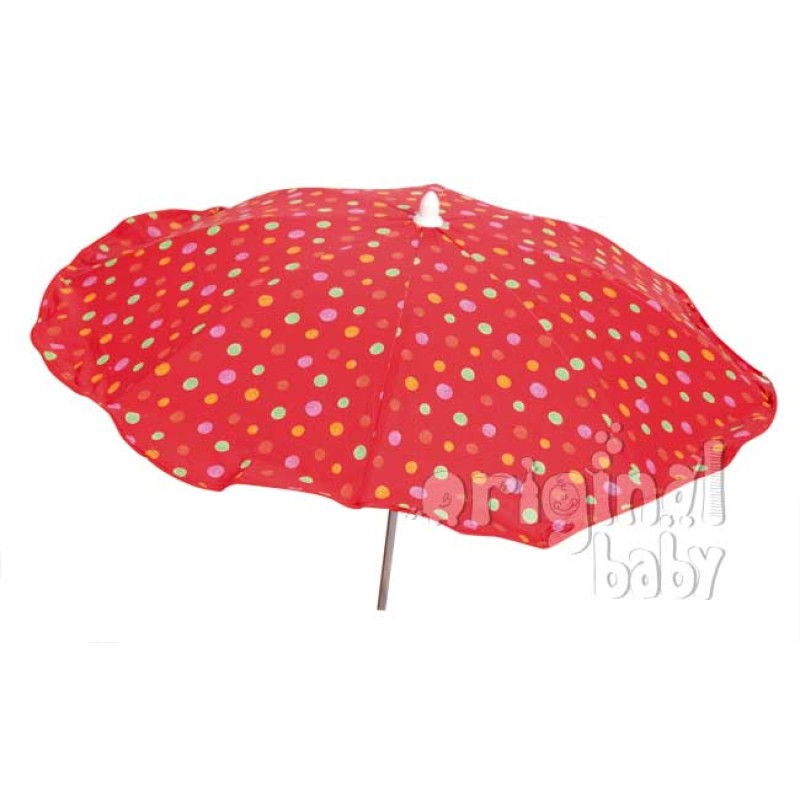 Sombrilla Silla Bolitas Rojo Sombrilla Silla Bolitas Rojo