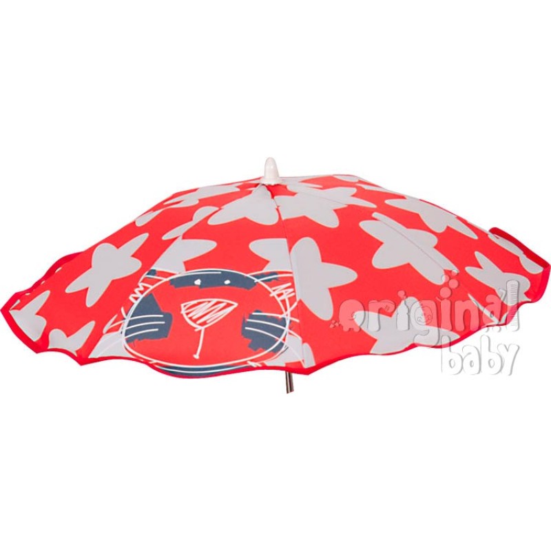 Sombrilla bebé Gatito rojo Sombrilla bebé Gatito rojo