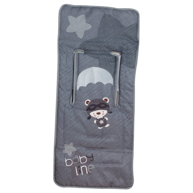 Colchoneta silla ligera Paracaidista Gris Colchoneta silla ligera Paracaidista Gris