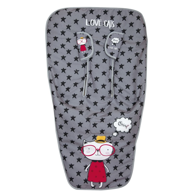 Colchoneta silla paseo Love Cats Colchoneta silla paseo Love Cats