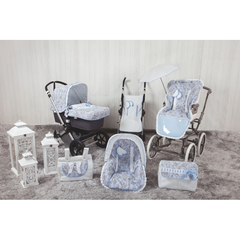 Colchoneta lígera Mclaren reversible Paseos de Toile Azul (cubre arnés incluido) Colchoneta lígera Mclaren reversible Paseos de Toile Azul (cubre arnés incluido)