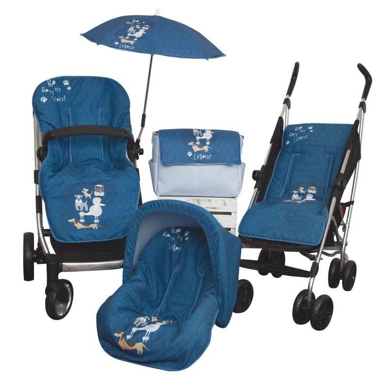 Colchoneta silla paseo Dogs Azul Colchoneta silla paseo Dogs Azul