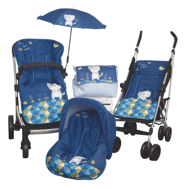 Colchoneta silla ligera Kitty Azul Colchoneta silla ligera Kitty Azul