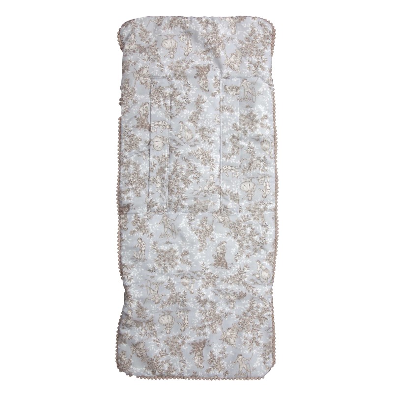 Colchoneta lígera Mclaren reversible Paseos de Toile Gris (cubre arnés incluido) Colchoneta lígera Mclaren reversible Paseos de Toile Gris (cubre arnés incluido)