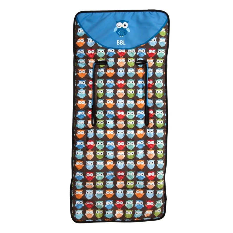 Colchoneta silla ligera Estampado Búhos Azul Colchoneta silla ligera Estampado Búhos Azul