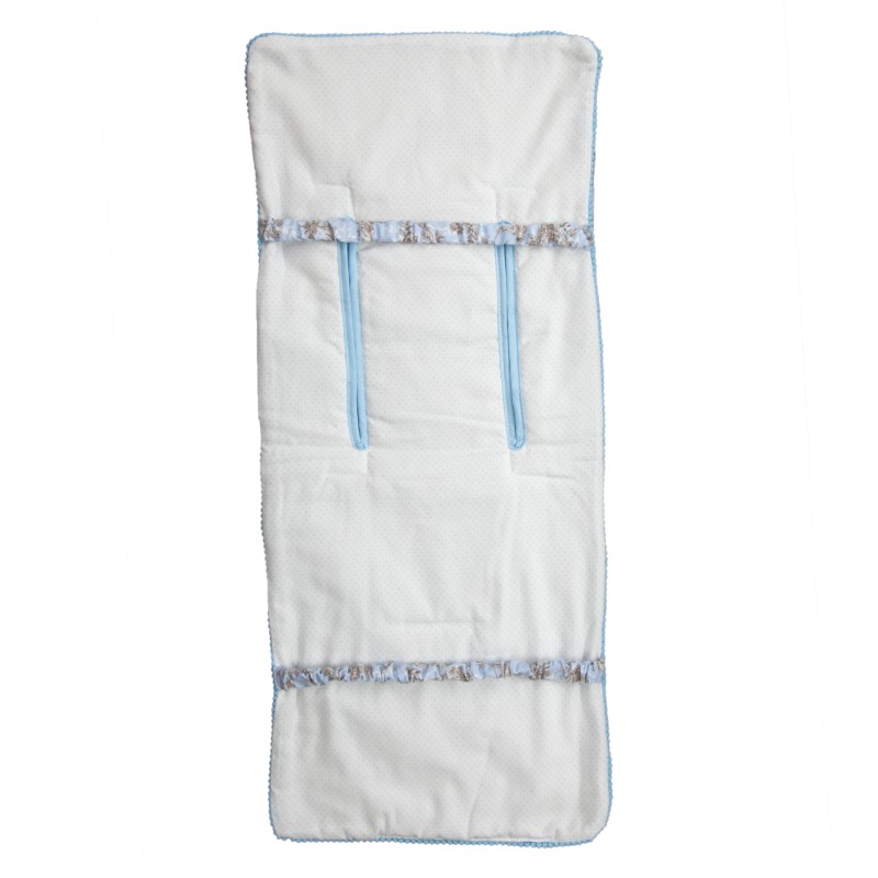 Colchoneta lígera Mclaren reversible Paseos de Toile Azul (cubre arnés incluido) Colchoneta lígera Mclaren reversible Paseos de Toile Azul (cubre arnés incluido)