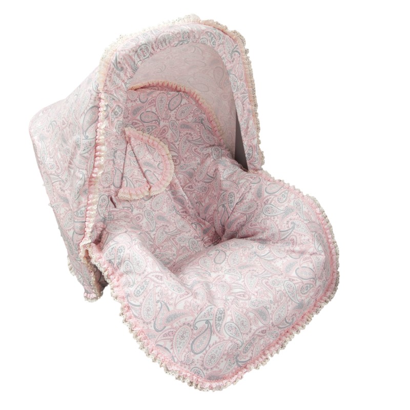 Colchoneta grupo 0 Caramelo Rosa (cubre arnés y capota de regalo) Colchoneta grupo 0 Caramelo Rosa (cubre arnés y capota de regalo)