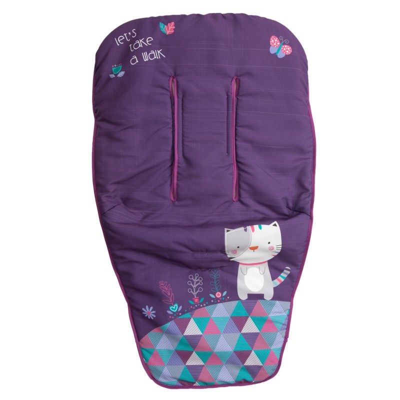 Colchoneta silla paseo Kitty Morado Colchoneta silla paseo Kitty Morado