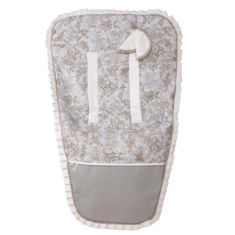 Colchoneta silla paseo Paseos de Toile Gris (cubre arnés incluido) Colchoneta silla paseo Paseos de Toile Gris (cubre arnés incluido)
