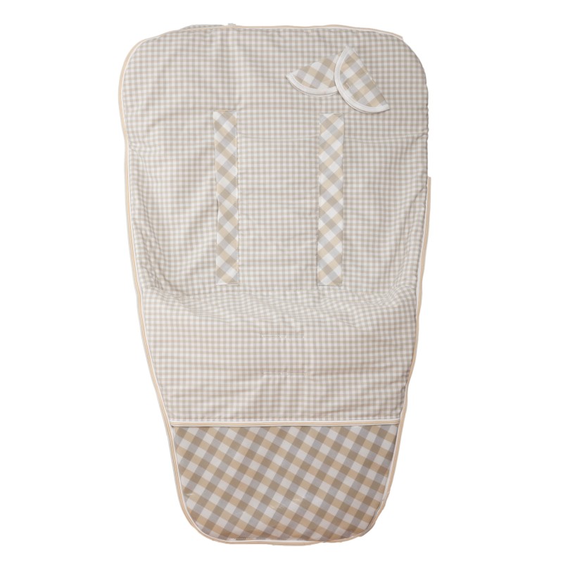 Colchoneta silla paseo Summer Beige (cubre arnés incluido) Colchoneta silla paseo Summer Beige (cubre arnés incluido)
