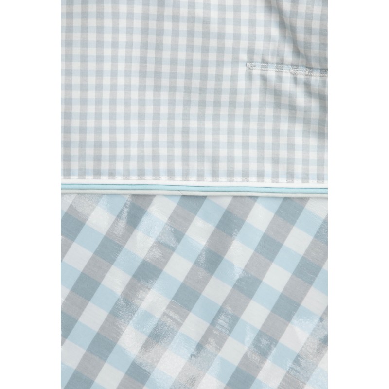 Colchoneta lígera Mclaren reversible Summer Azul (cubre arnés incluido) Colchoneta lígera Mclaren reversible Summer Azul (cubre arnés incluido)