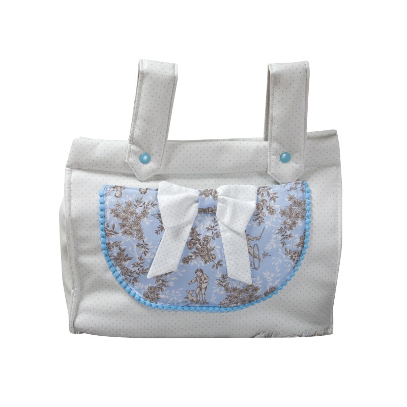Panera bebé polipiel Paseos de Toile Azul Panera bebé polipiel Paseos de Toile Azul
