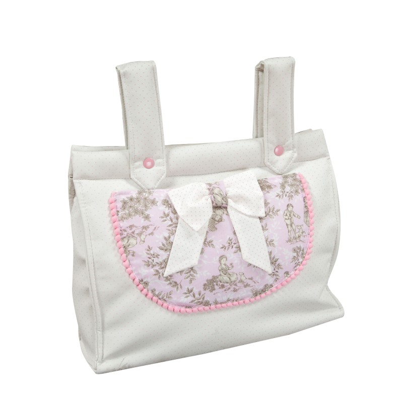 Panera bebé polipiel Paseos de Toile Rosa Panera bebé polipiel Paseos de Toile Rosa