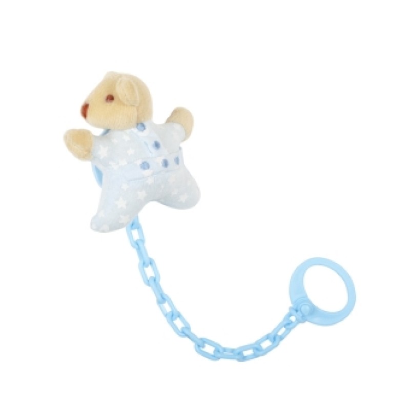 Pacifier chain Moons and stars Blue Tuc Tuc  
