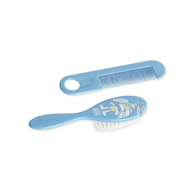 Transparent Cylinder Comb Brush Saro light blue Transparent Cylinder Comb Brush Saro light blue