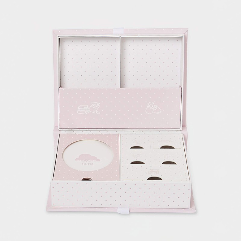 Baby Pink Leatherette Memory Box Baby Pink Leatherette Memory Box