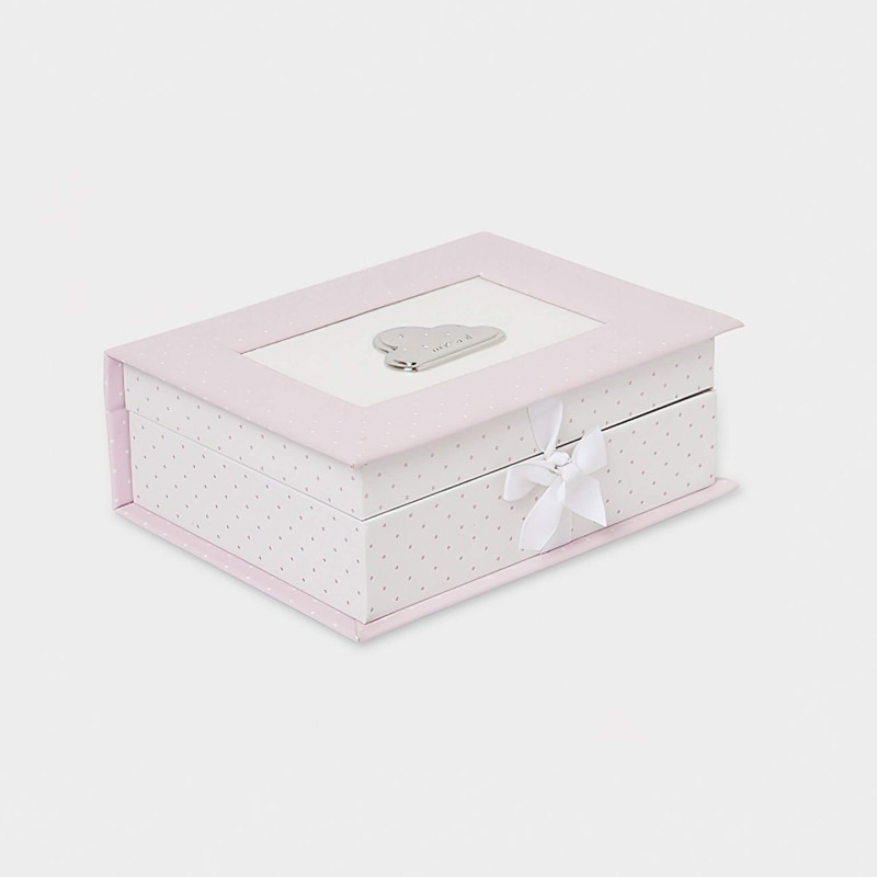 Baby Pink Leatherette Memory Box Baby Pink Leatherette Memory Box