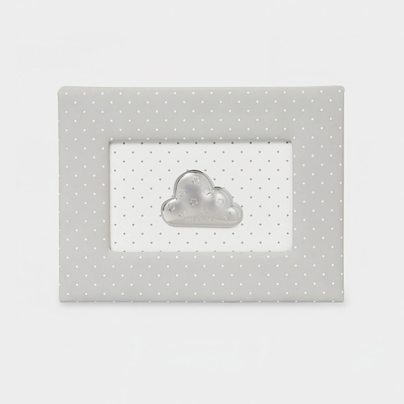 Caja de Recuerdos Polipiel Shell Grey Caja de Recuerdos Polipiel Shell Grey