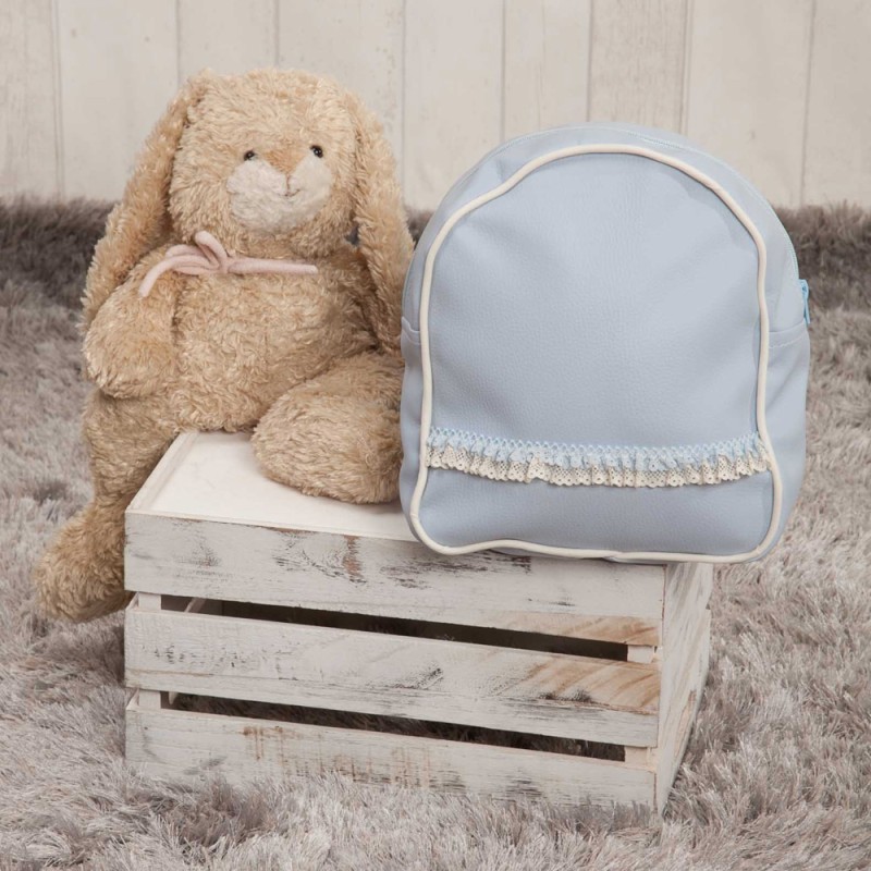 Mochila Guarderia poli piel celeste Mochila Guarderia poli piel celeste