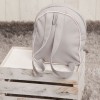 Mochila Guarderia poli piel Gris Rosa Mochila Guarderia poli piel Gris Rosa