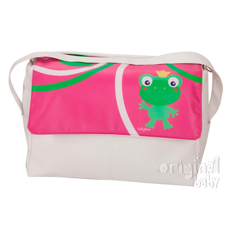 Bolso maternal de piel Ranita morado Bolso maternal de piel Ranita morado