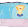 Bolso maternal de piel Leoncito turquesa Bolso maternal de piel Leoncito turquesa