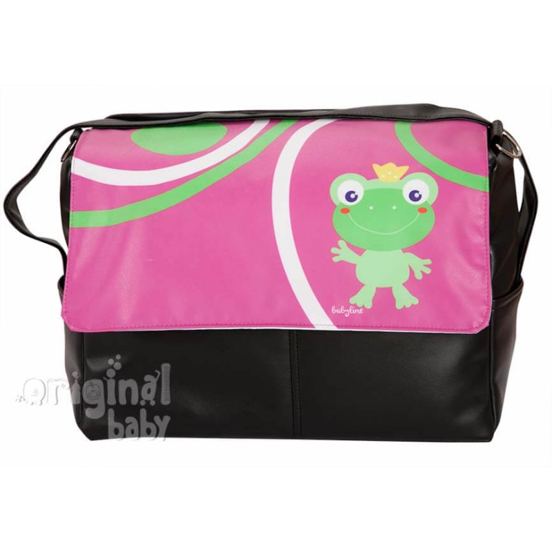 Bolso maternal de piel Ranita morado Bolso maternal de piel Ranita morado