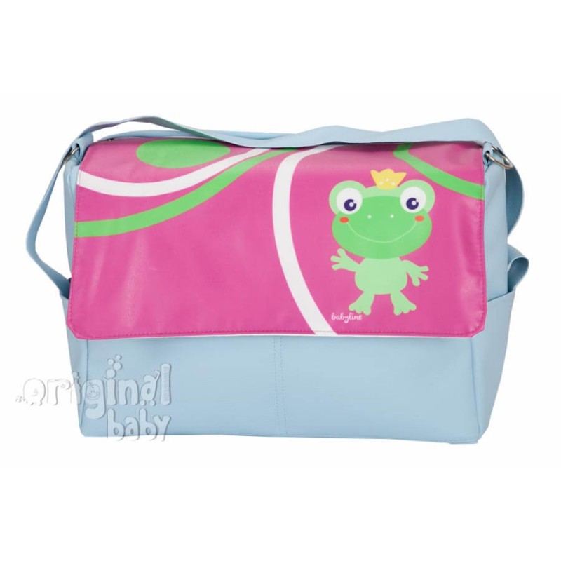 Bolso maternal de piel Ranita morado Bolso maternal de piel Ranita morado