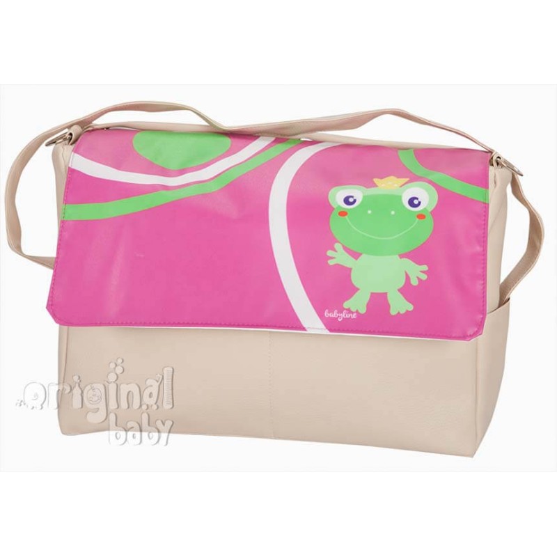 Bolso maternal de piel Ranita morado Bolso maternal de piel Ranita morado