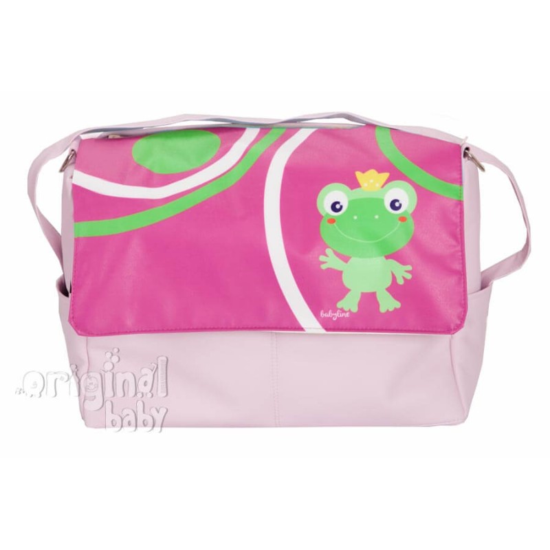 Bolso maternal de piel Ranita morado Bolso maternal de piel Ranita morado