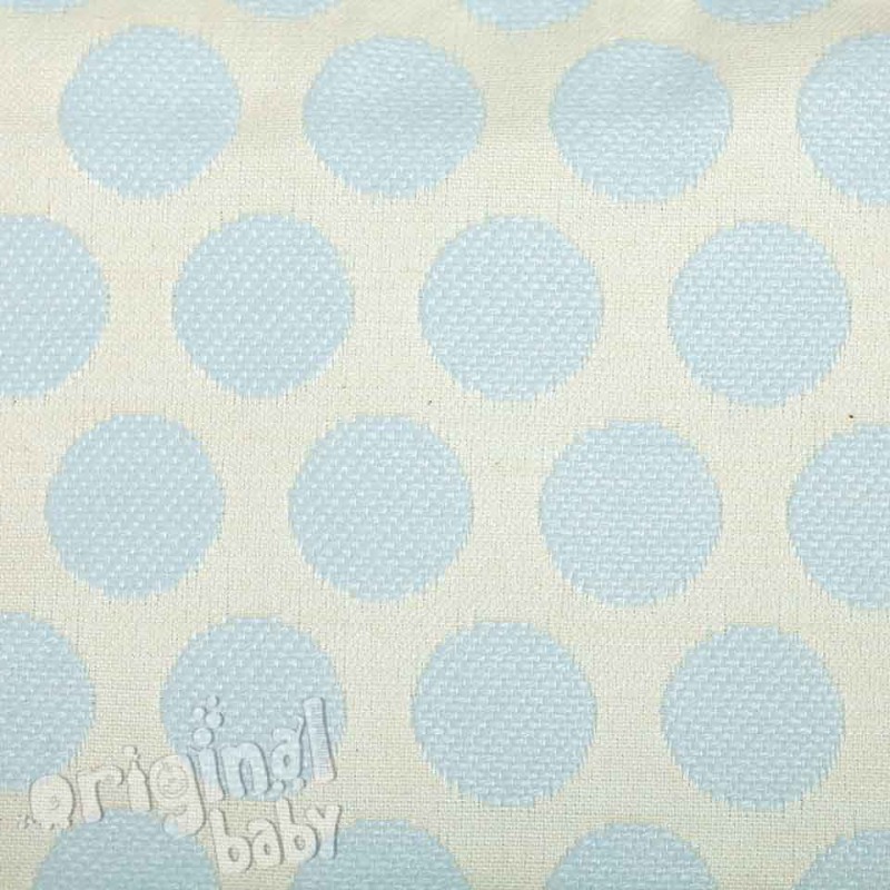 Saco huevo o porta bebé Topo Jacquard Celeste.Capota NO INCLUIDA Saco huevo o porta bebé Topo Jacquard Celeste.Capota NO INCLUIDA