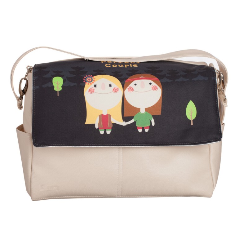 Gray Hippies faux leather baby bag Gray Hippies faux leather baby bag