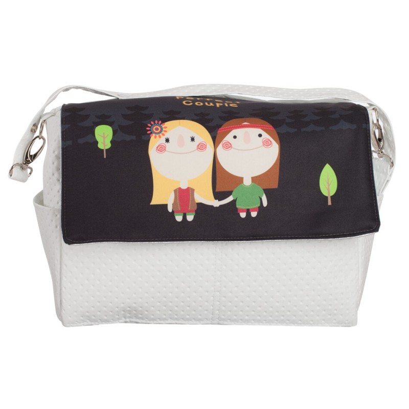 Gray Hippies faux leather baby bag Gray Hippies faux leather baby bag