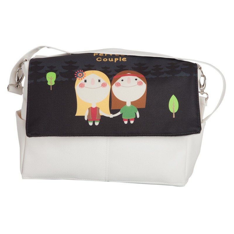 Gray Hippies faux leather baby bag Gray Hippies faux leather baby bag