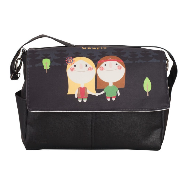 Gray Hippies faux leather baby bag Gray Hippies faux leather baby bag