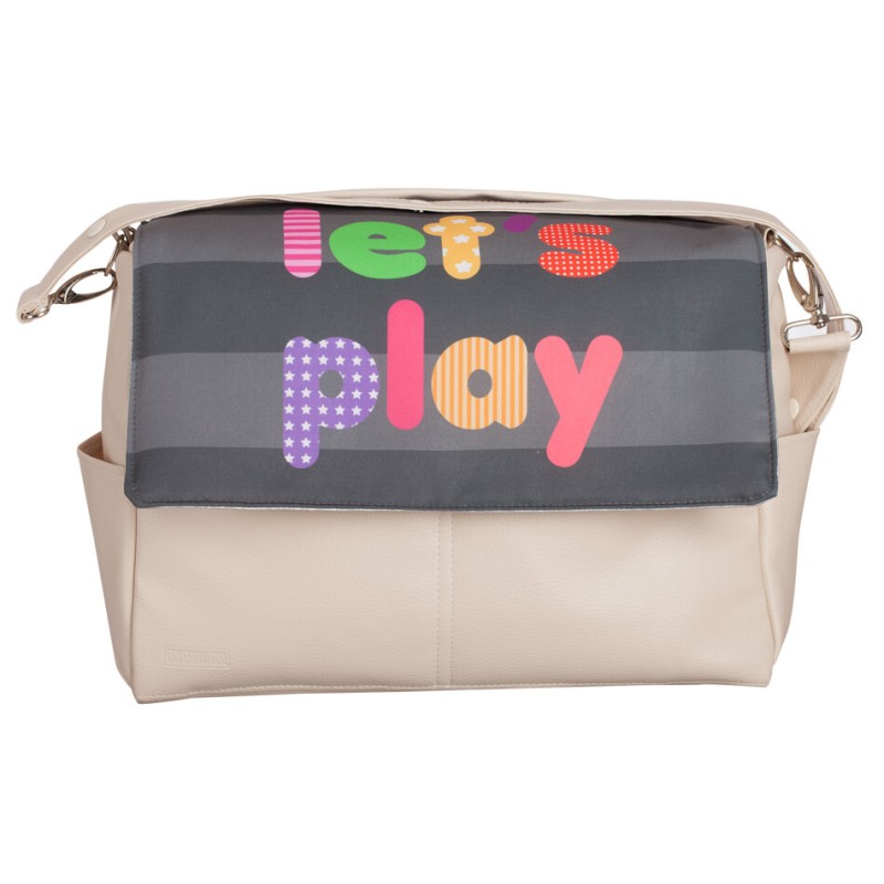 Sac bébé en similicuir rose Let's Play Sac bébé en similicuir rose Let's Play