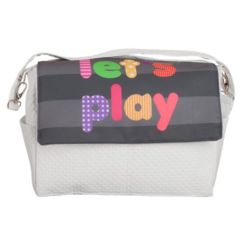 Sac bébé en similicuir rose Let's Play Sac bébé en similicuir rose Let's Play