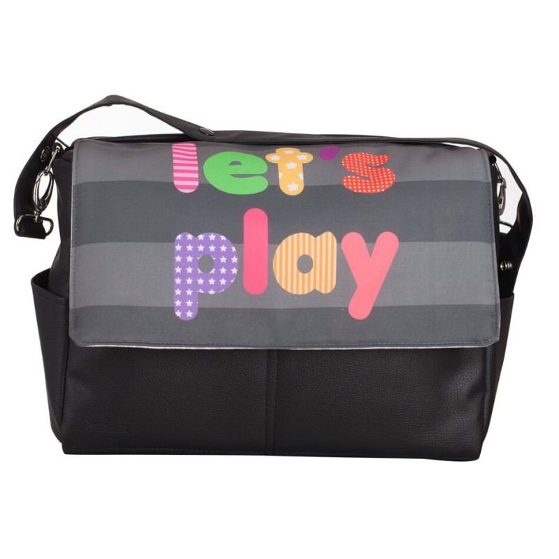 Sac bébé en similicuir rose Let's Play Sac bébé en similicuir rose Let's Play