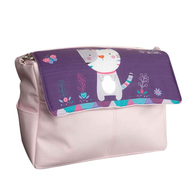 Bolso bebé polipiel Kitty Morado Bolso bebé polipiel Kitty Morado