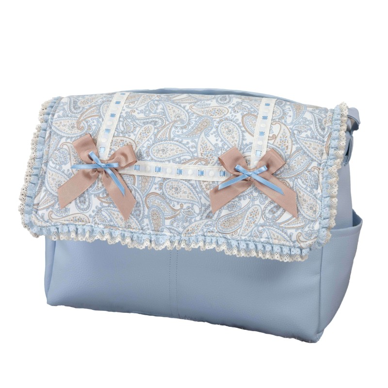 Bolso de bebé polipiel Caramelo azul Bolso de bebé polipiel Caramelo azul