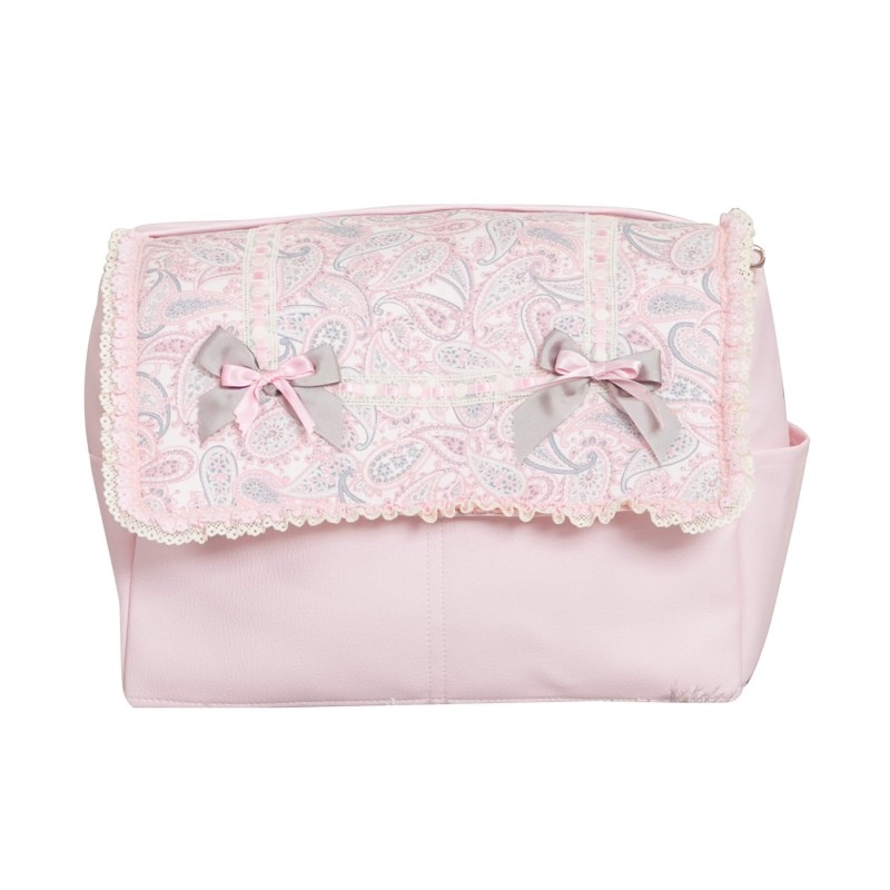 Bolso de bebé polipiel Caramelo rosa Bolso de bebé polipiel Caramelo rosa