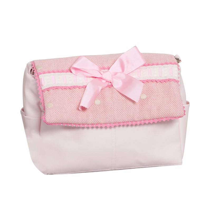 Bolso de bebé polipiel Caricias Rosa Bolso de bebé polipiel Caricias Rosa