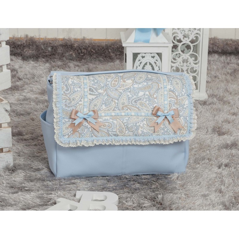 Bolso de bebé polipiel Caramelo azul Bolso de bebé polipiel Caramelo azul