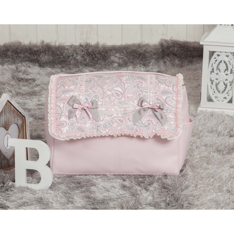 Bolso de bebé polipiel Caramelo rosa Bolso de bebé polipiel Caramelo rosa