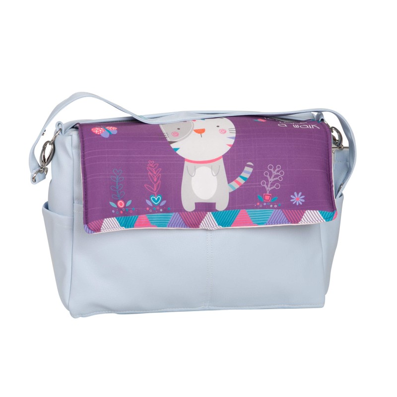 Bolso bebé polipiel Kitty Morado Bolso bebé polipiel Kitty Morado