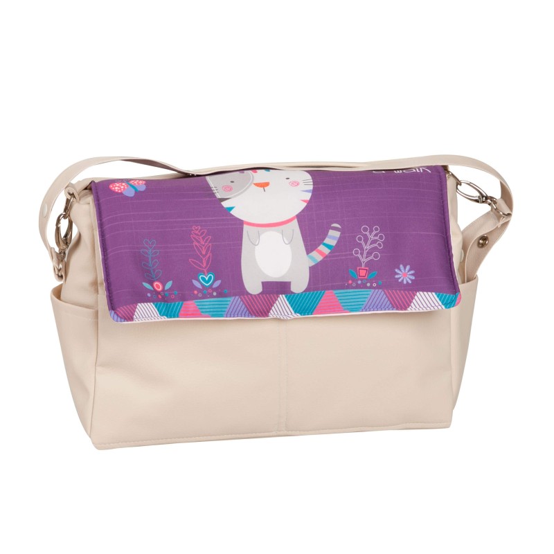 Bolso bebé polipiel Kitty Morado Bolso bebé polipiel Kitty Morado