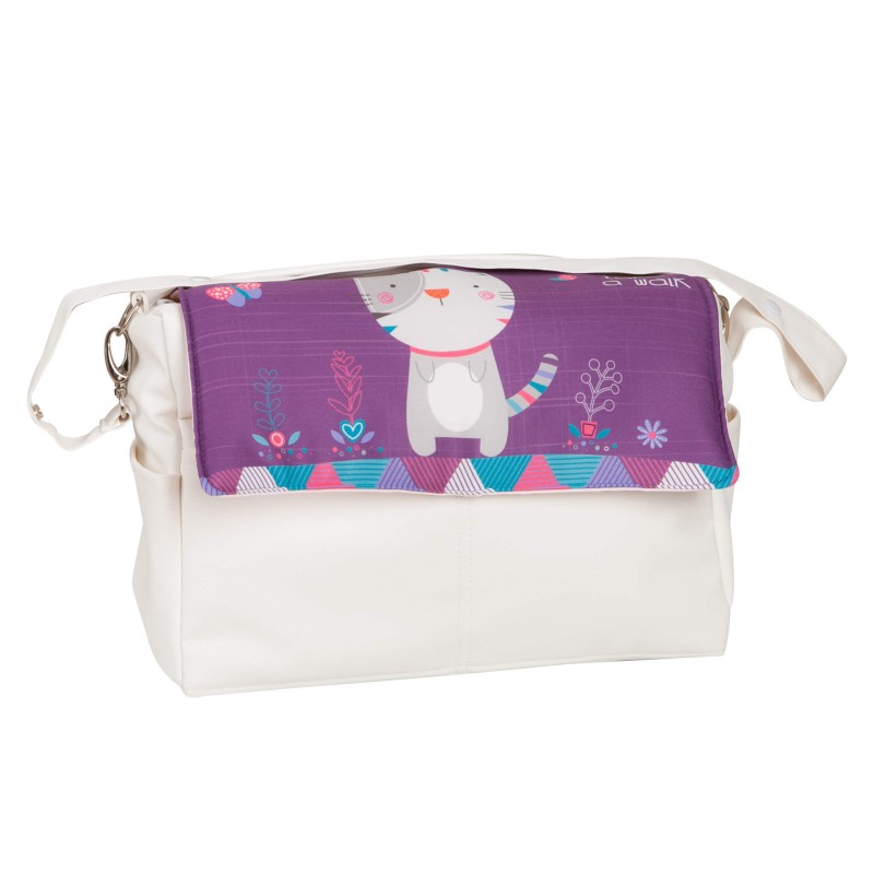 Bolso bebé polipiel Kitty Morado Bolso bebé polipiel Kitty Morado